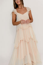 Nicola Maxi Dress in Pale Pink *6/25 PRE-ORDER*