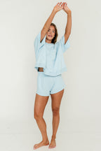 Laura Top in Baby Blue