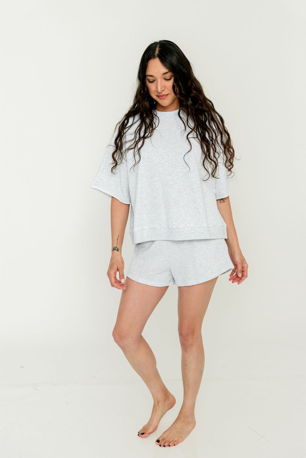 Bennett Shorts in Heather Grey