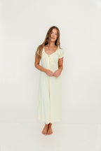 Remi Maxi Dress in Custard