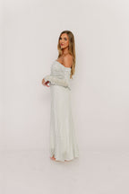 Azaleia Maxi Dress in Muted Sage - Size up for Bump