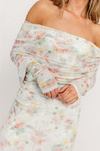Azaleia Maxi Dress in Pastel Mix Floral - Size up for Bump
