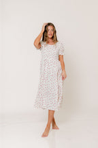 McCall Midi Dress in Floret Fizz - Bump Friendly