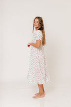 McCall Midi Dress in Floret Fizz - Bump Friendly