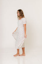 McCall Midi Dress in Floret Fizz - Bump Friendly