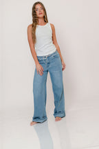 Julianne 100% Organic Cotton Tank in White