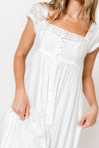 Amelie Maxi Dress in Off-White