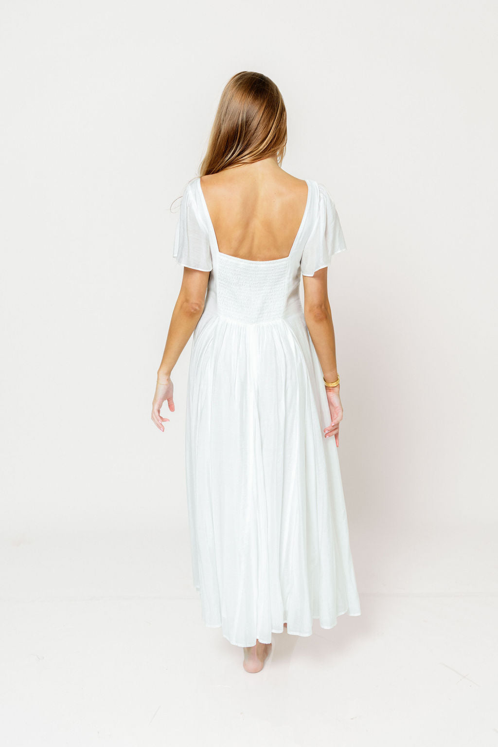 Meret Maxi Dress in Off-White *6/30 PRE-ORDER*