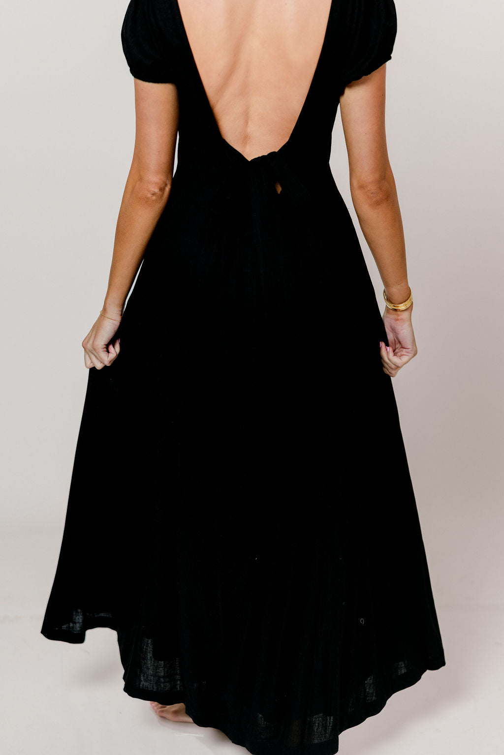 Kameron Midi Dress in Black