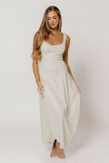 Jocelyn Midi Dress in Natural