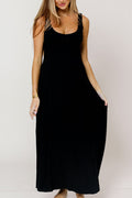 Jocelyn Midi Dress in Black