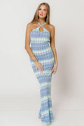 Braelyn Knit Dress in Mint Multi
