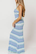 Braelyn Knit Dress in Mint Multi