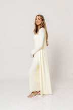 Lina Two Piece Dress Set in Ivory - Bump Friendly