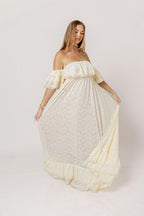 Blakely Maxi Dress in Cream *6/29 PRE-ORDER*