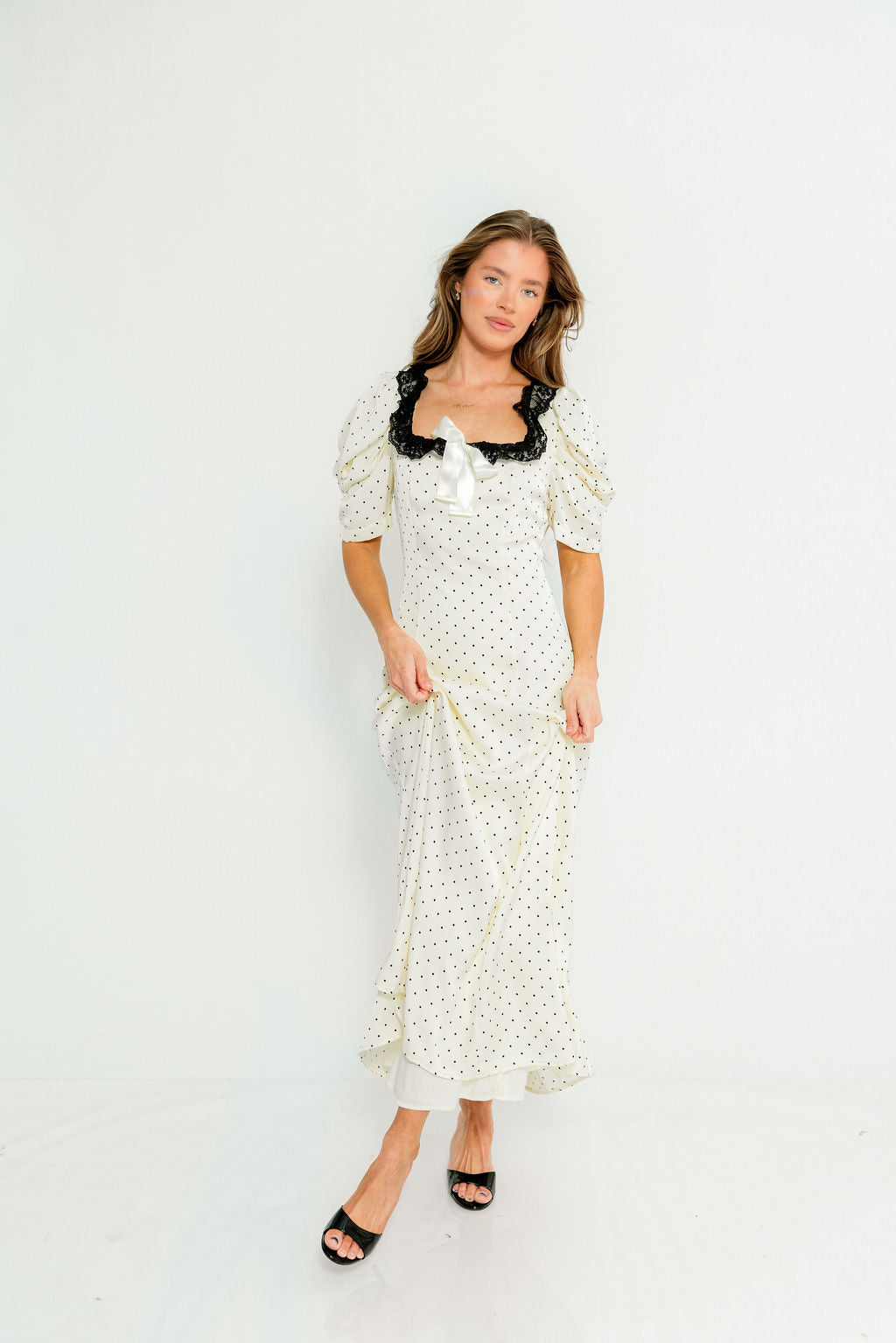 Emmy Maxi Dress in Cream
