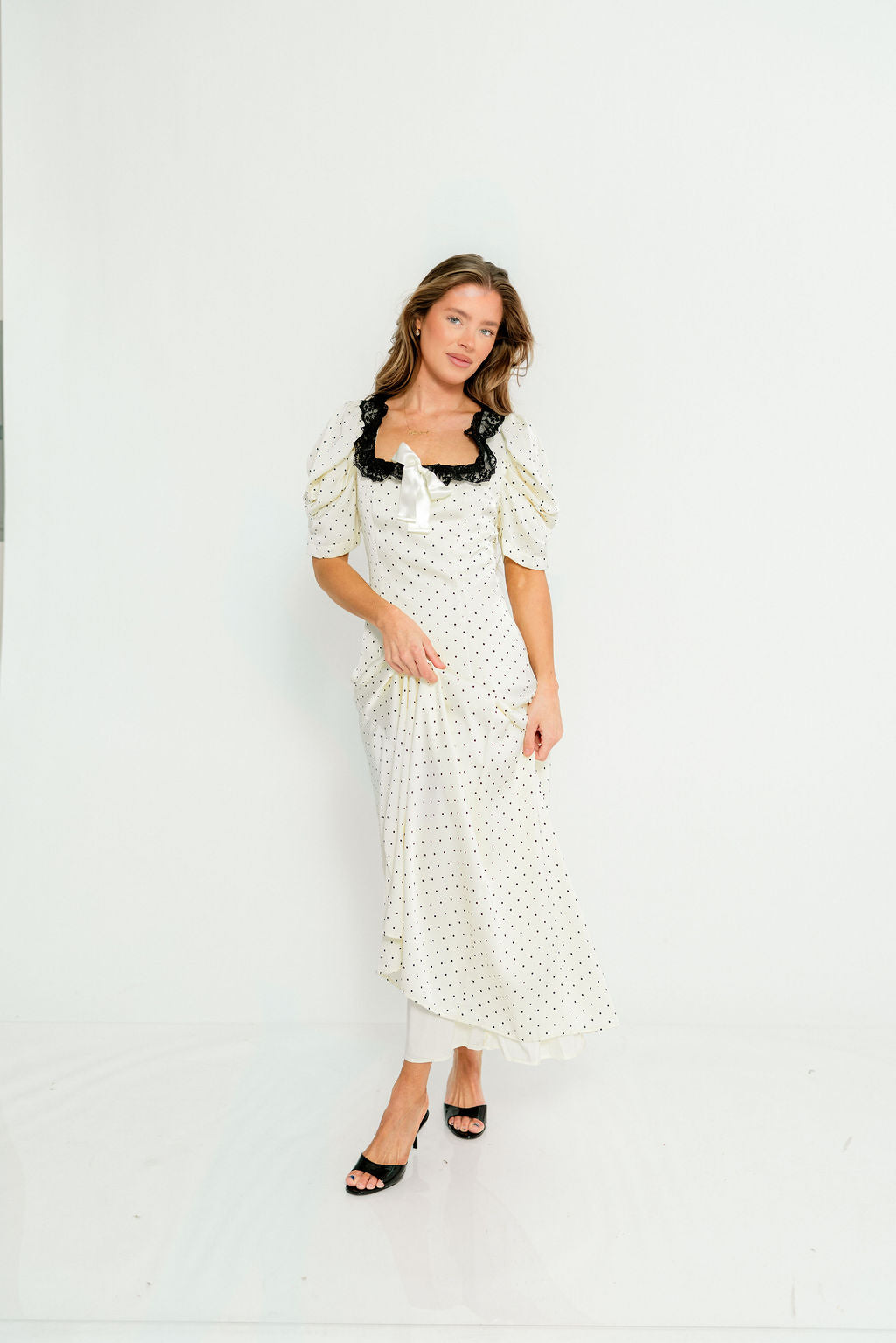 Emmy Maxi Dress in Cream