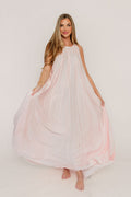Becca Maxi Dress in Pale Pink - Bump Friendly