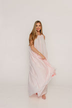 Becca Maxi Dress in Pale Pink - Bump Friendly