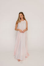Becca Maxi Dress in Pale Pink - Bump Friendly