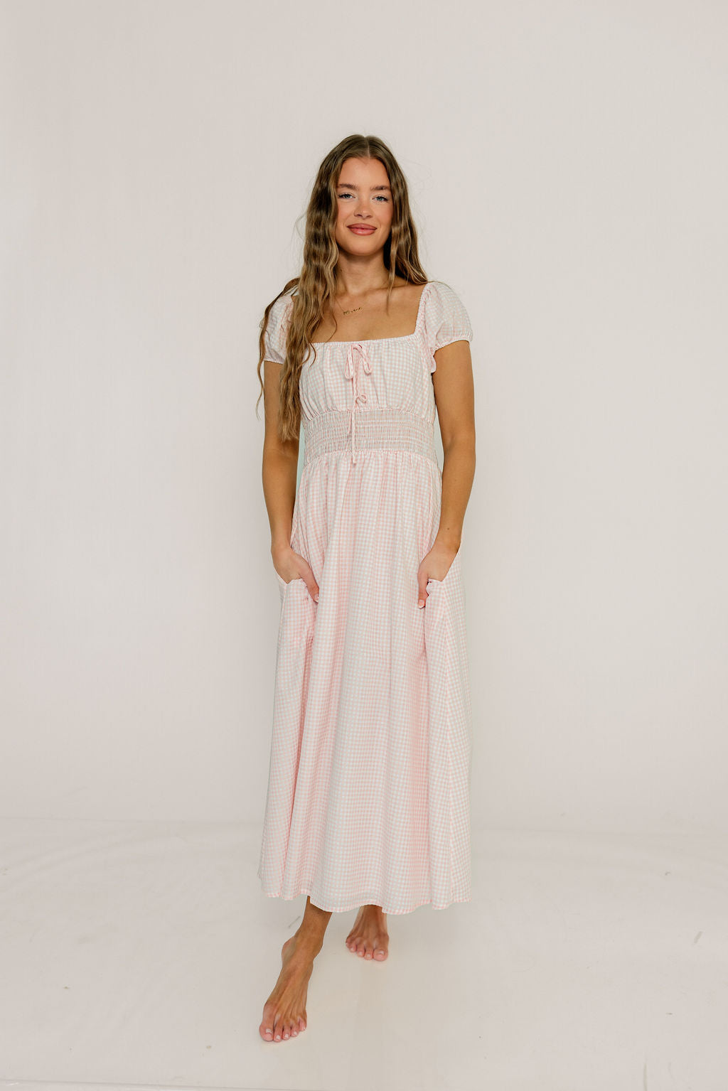 Corey Dress in Light Pink