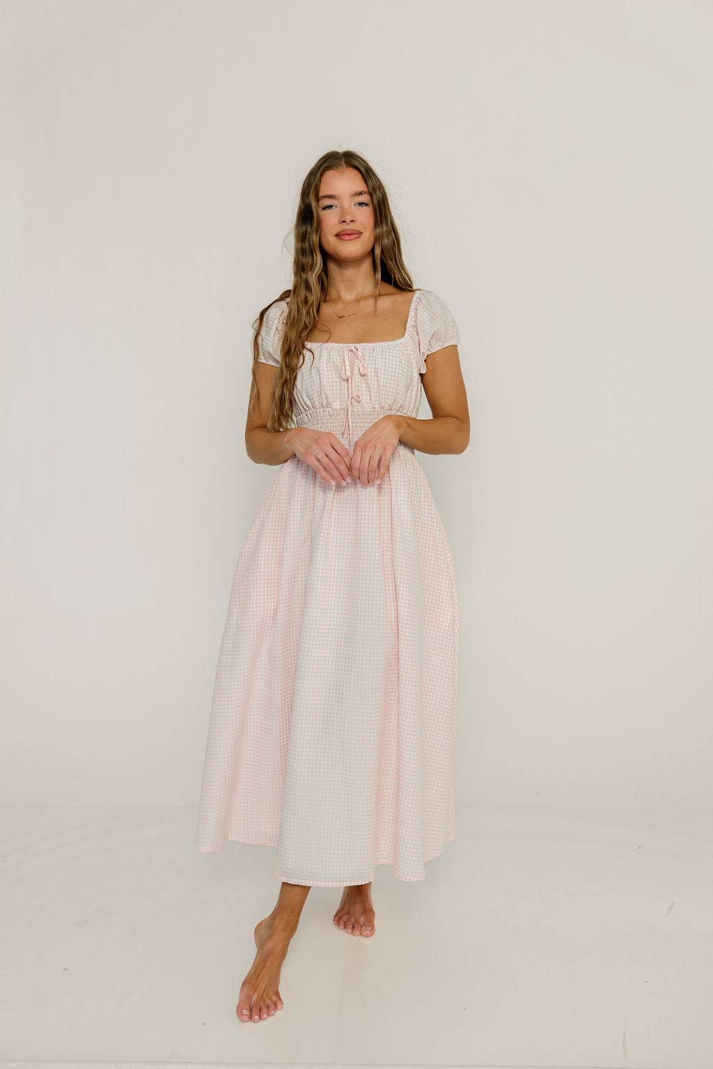 Corey Dress in Light Pink