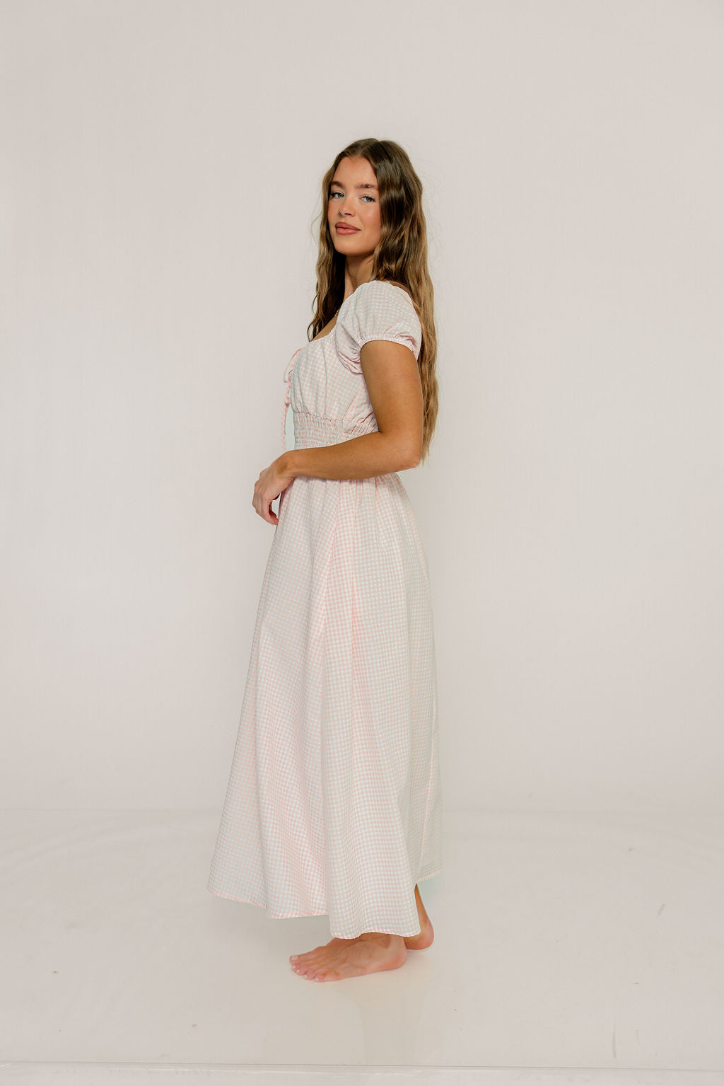 Corey Dress in Light Pink