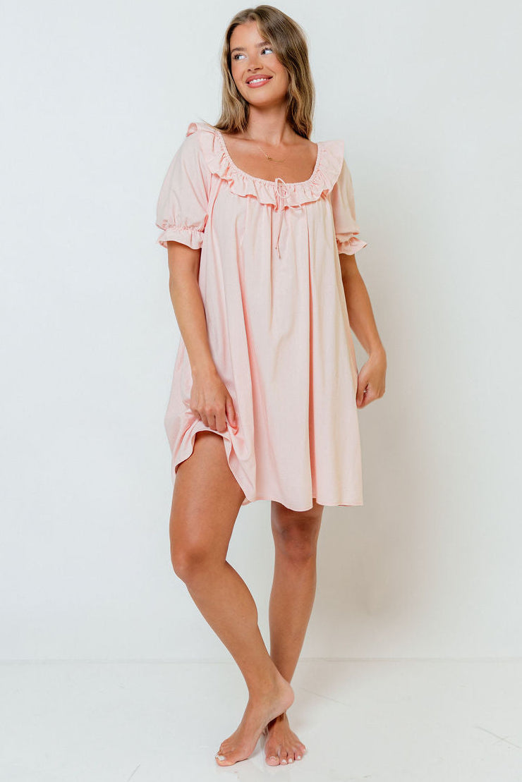 Betty Dress in Pale Pink *6/10 PRE-ORDER*