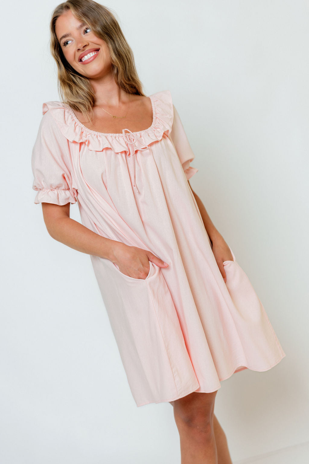 Betty Dress in Pale Pink *6/10 PRE-ORDER*