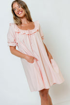 Betty Dress in Pale Pink *6/10 PRE-ORDER*