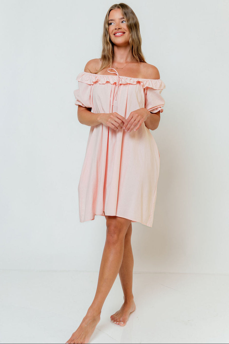 Betty Dress in Pale Pink *6/10 PRE-ORDER*