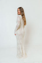 Seraphine Lace Maxi Dress in Ivory - Bump Friendly & Inclusive Sizing (Size Up for Bump) *6/18 PRE-ORDER*